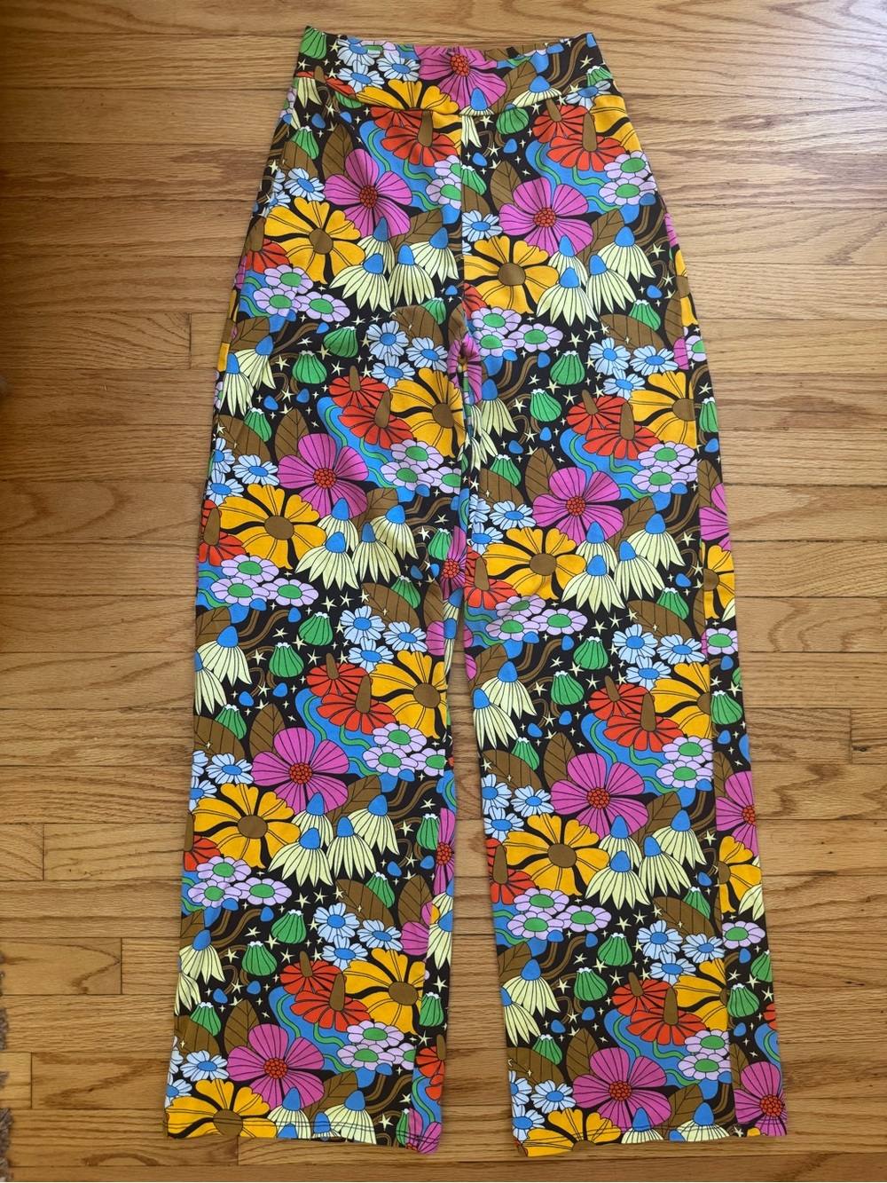 Nooworks Palazzo Pant in Cosmic Floral, Size M